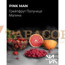 Табак Blacksmok Pink man (Грейпфрут, малина, клубника) 100 гр. Фото.